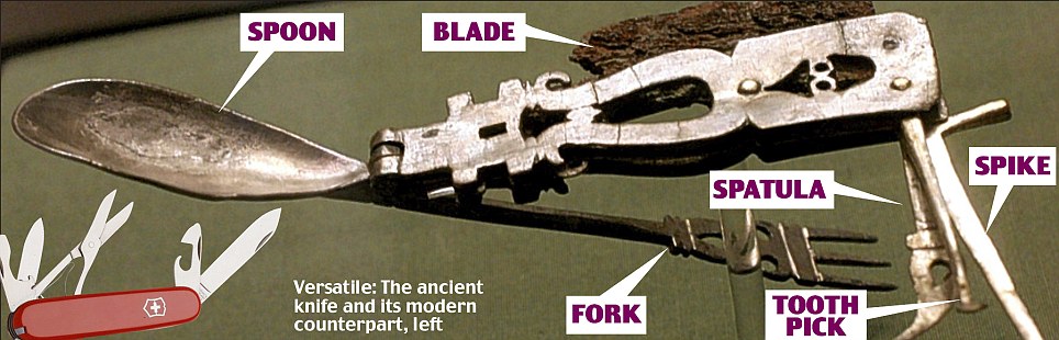 The Roman army pen knife