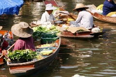 Floating market in Bangkok