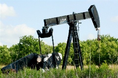 Drilling for oil near Houston