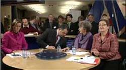European MEP's in Brussels. Video Conference between Jerusalem MPs and MEPs in Brussels