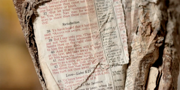 A Bible found in the rubble of Ground Zero (Photo: Screenshot, "Remembering 9/11")