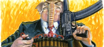 Dickinson: 'Republican elites have been talking a brave game about reforms.' (illustration: Victor Juhasz)