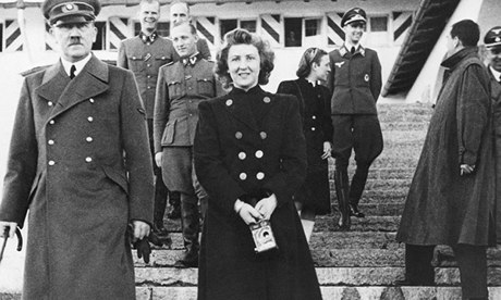 Adolf Hitler with Eva Braun. The book Grey Wolf claims they both survived the Berlin bunker and live