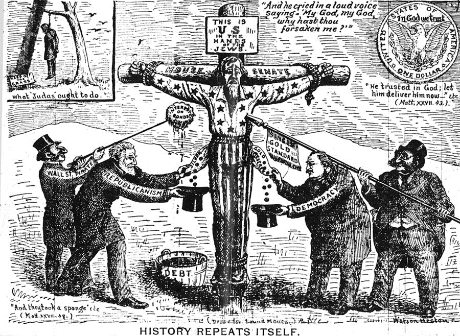 U.S. in the Hands of the Jews - April 15, 1896 issue of Sound Money magazine
