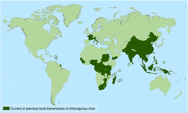CHIKWorldMap24February2014