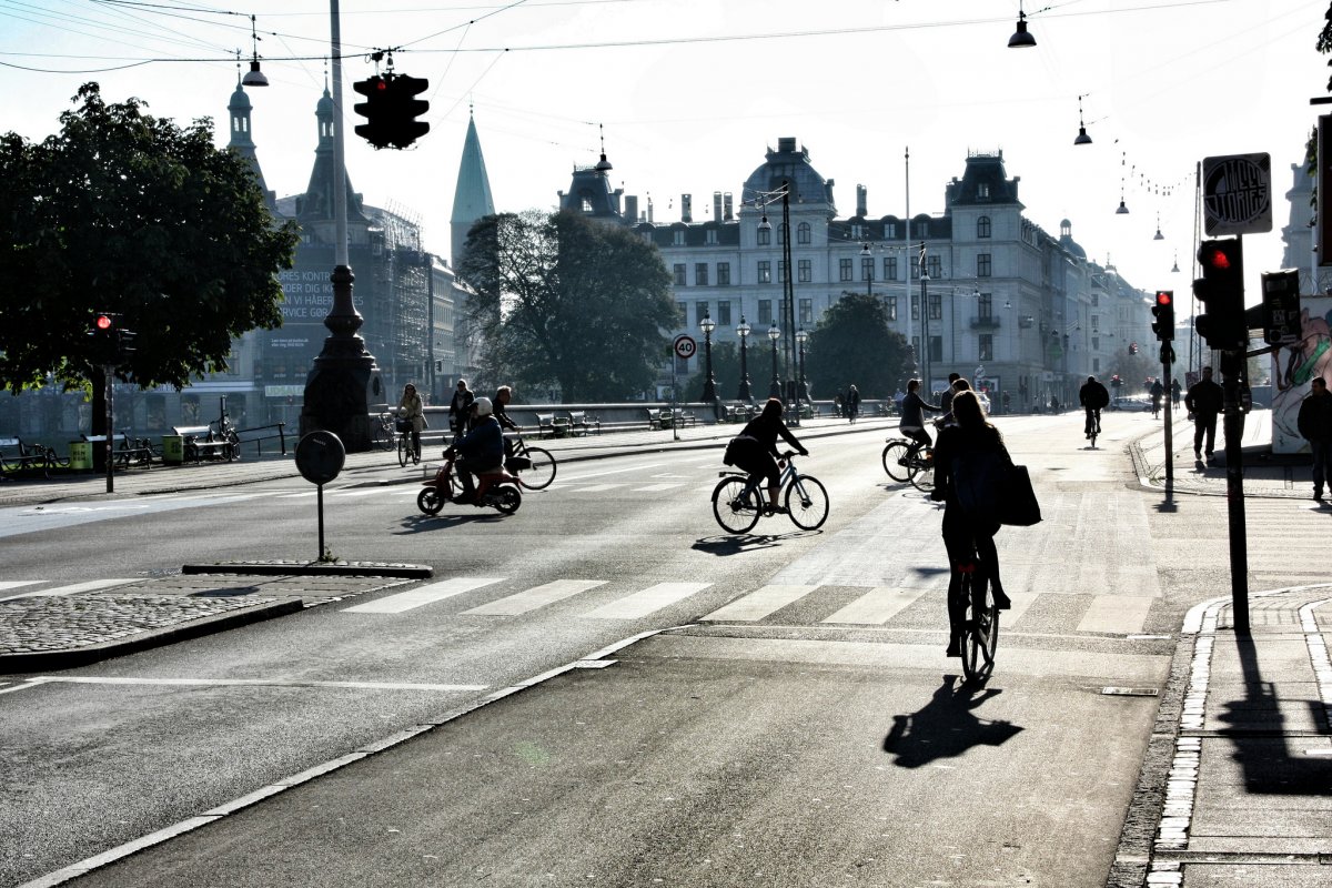 Bikes continue to rule the road in Copenhagen.