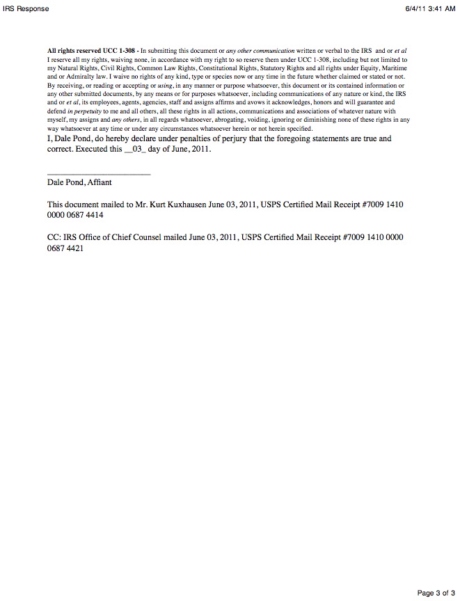 Response page 3 of 3