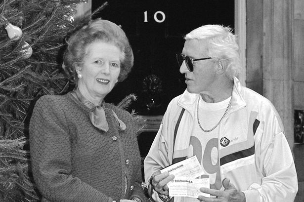 Margaret Thatcher with Jimmy Savile Margaret Thatcher with Jimmy Savile