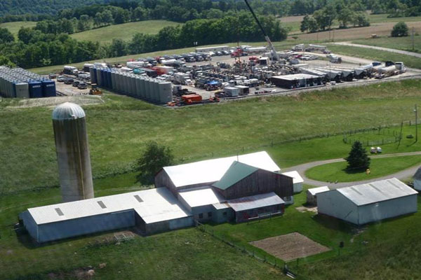 Natural gas found in drinking water near fracked wells