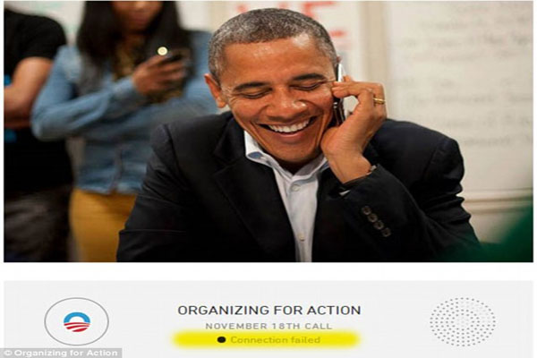 Obama flubs during health care conference call with community organizers, claims 'more than 100 MILLION Americans' have enrolled