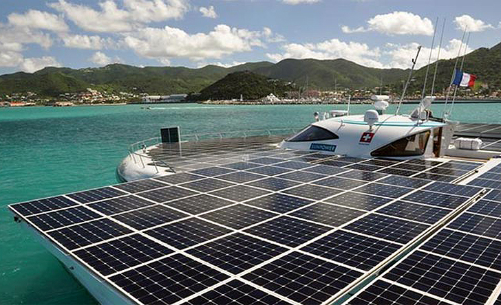 PlanetSolar The World’s Largest Solar Powered Boat Docks in Hong Kong 3