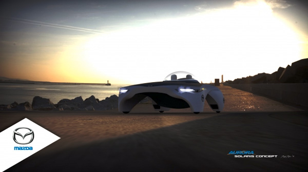 Sun-Powered Solaris Car Wins Mazda’s Aurora Survivor 2050 Competition 2