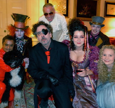 Pictures of Obama, White House Alice in Wonderland Party in 2009 With Johnny Depp