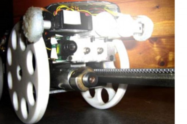 The 'Micro-Snake' robot which will explore the interior of the Great Pyramid once the 'Djedi' expedition resumes
