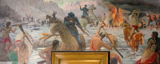 Bear River Massacre mural