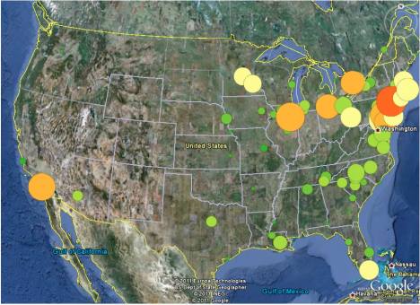 google earth reactors image