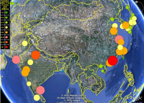 nuclear reactors worldwide image