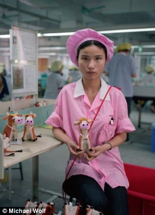 A Chinese factory worker