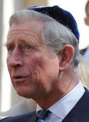 prince_charles_yarmulke Prince Charles of Wales, regent to the British crown, wearing a yarmulke