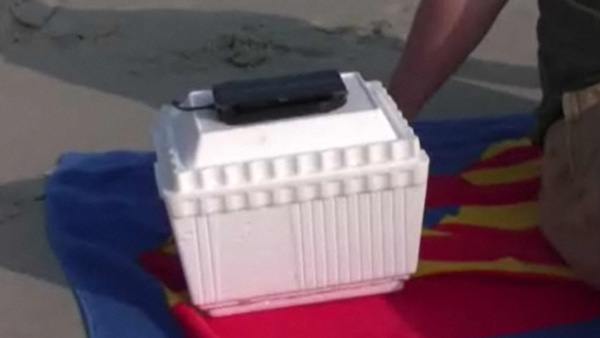 Solar powered cooler Solar powered cooler
