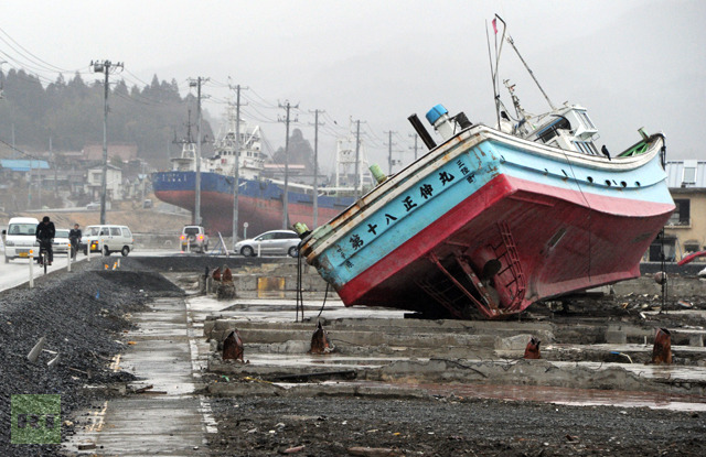 Kesennuma city, Miyagi prefecture  one of more than 200 ports that still haven′t reopened. (AFP Photo / Toshifumi Kitamura)